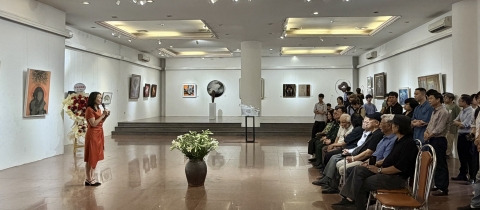 TRIỂN LÃM MỸ THUẬT THÁNG TƯ   KHÔNG GIAN ĐỐI THOẠI GIỮA TRUYỀN THỐNG VÀ ĐƯƠNG ĐẠI